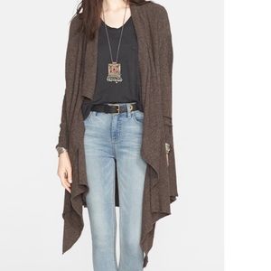 Free people brown cardigan size small